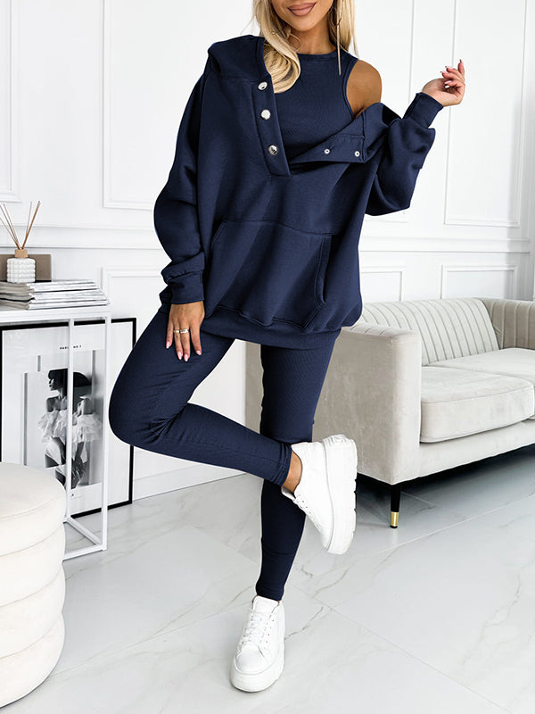 Sophie | Ensemble de Sweatshirt en Trois Pièces