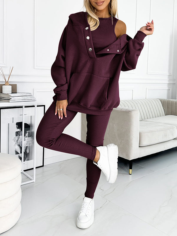 Sophie | Ensemble de Sweatshirt en Trois Pièces