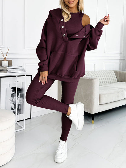 Sophie | Ensemble de Sweatshirt en Trois Pièces