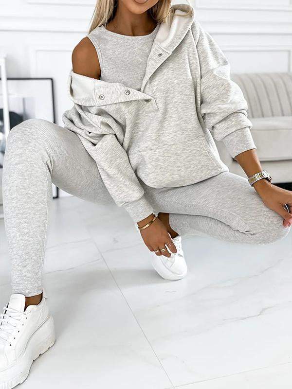 Sophie | Ensemble de Sweatshirt en Trois Pièces