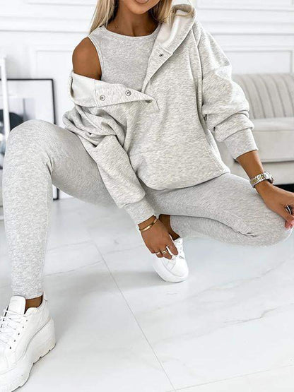 Sophie | Ensemble de Sweatshirt en Trois Pièces
