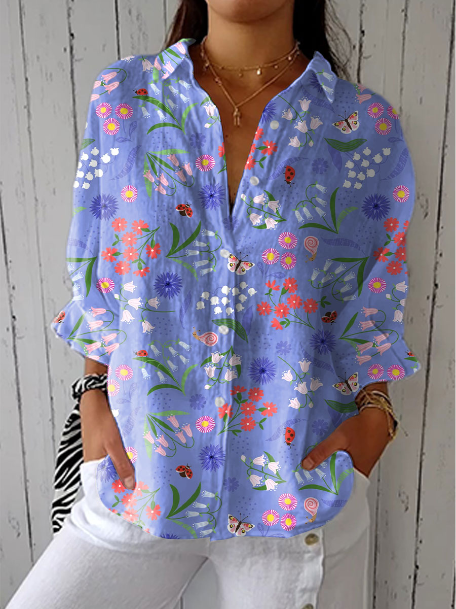 Dorothy - Blouse Fleur des Prairies