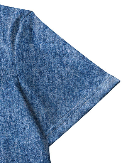 Helen | Élégante Robe Rétro en Denim