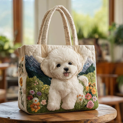 Sac Matelassé Artisan - Chien Enchanté