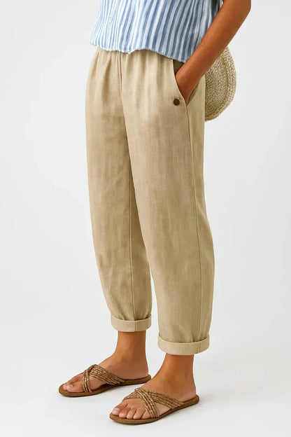 Stella | Pantalons en Lin Éternel
