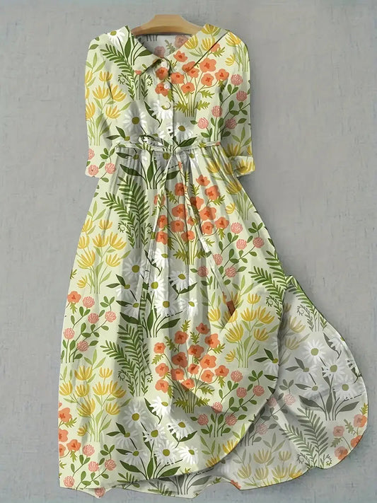 Livia | Robes Florales Flatteuses pour le Ventre
