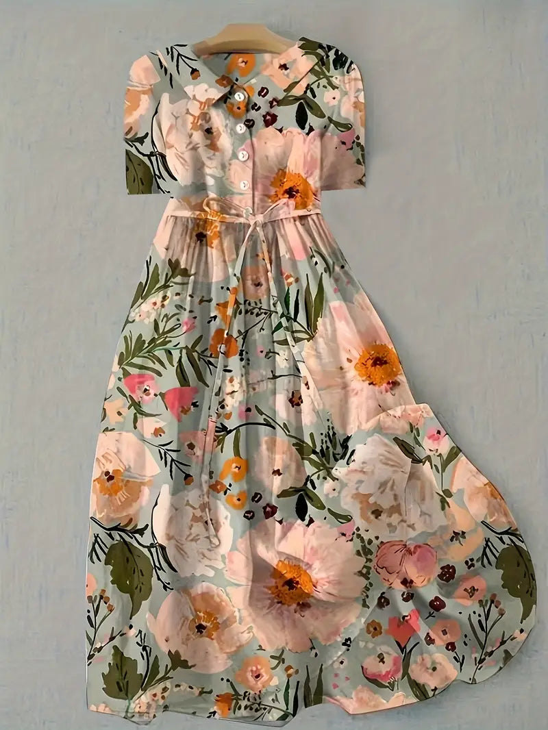 Sarah | Robes Florales Flatteuses pour le Ventre