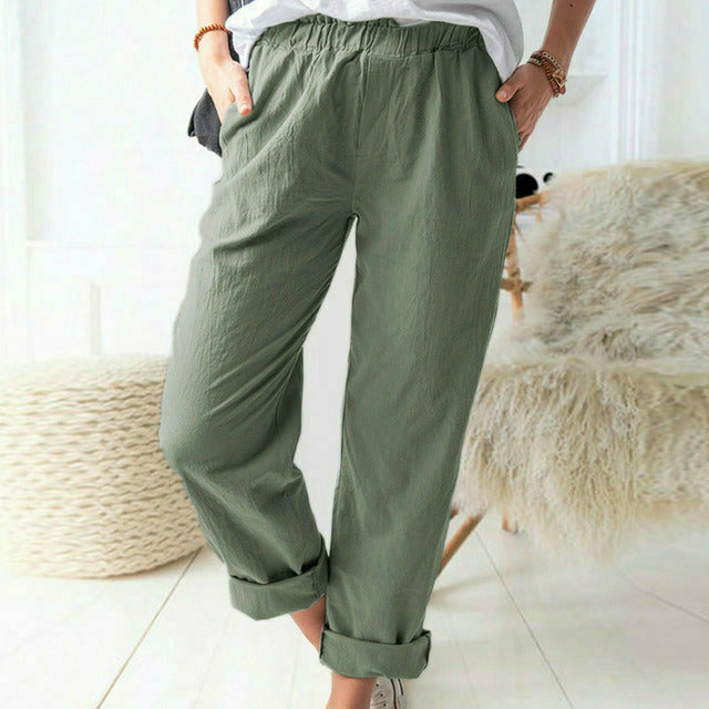 Neria - Pantalons à Structure Souple