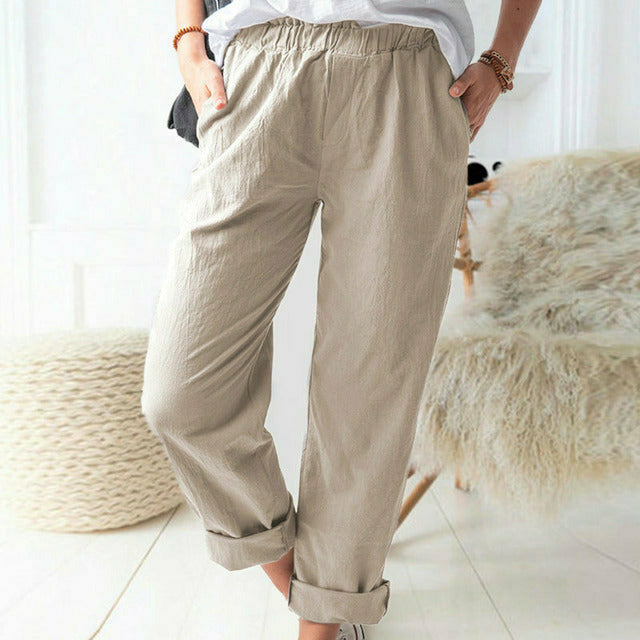 Neria - Pantalons à Structure Souple