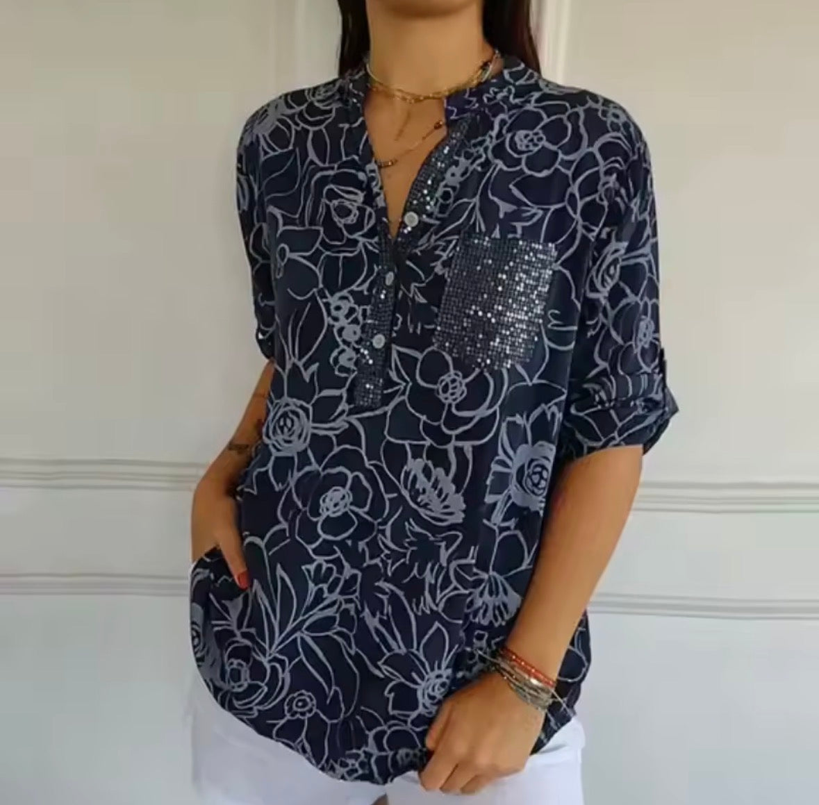 Camila | Blouse Élégante avec Poche
