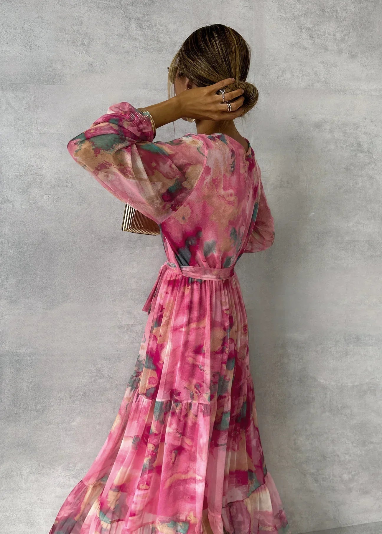 Été | Robe portefeuille avec imprimé floral