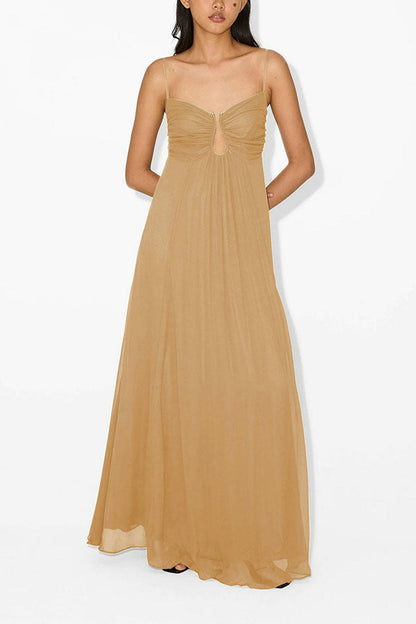 Taylor | Robe d'invitée verte élégante