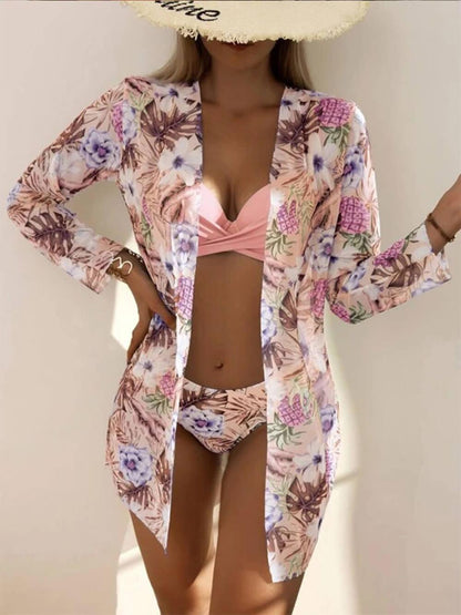 Lila | Ensemble de Maillot de Bain Imprimé