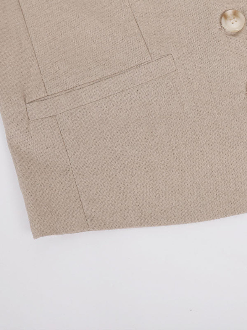 Lila | Costume Pantalon Large Plissé à Col V