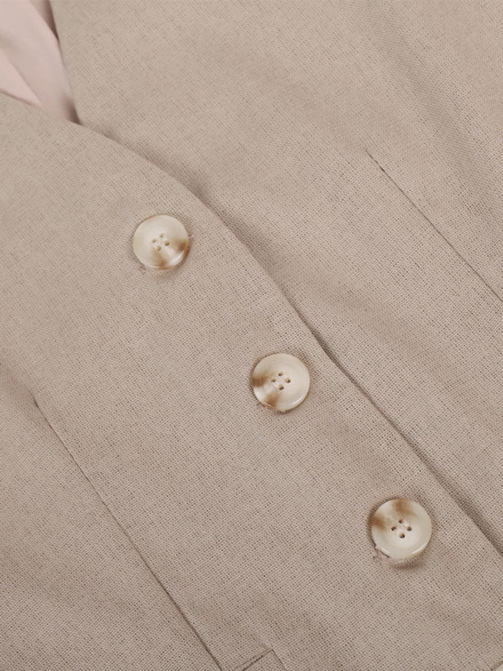 Lila | Costume Pantalon Large Plissé à Col V