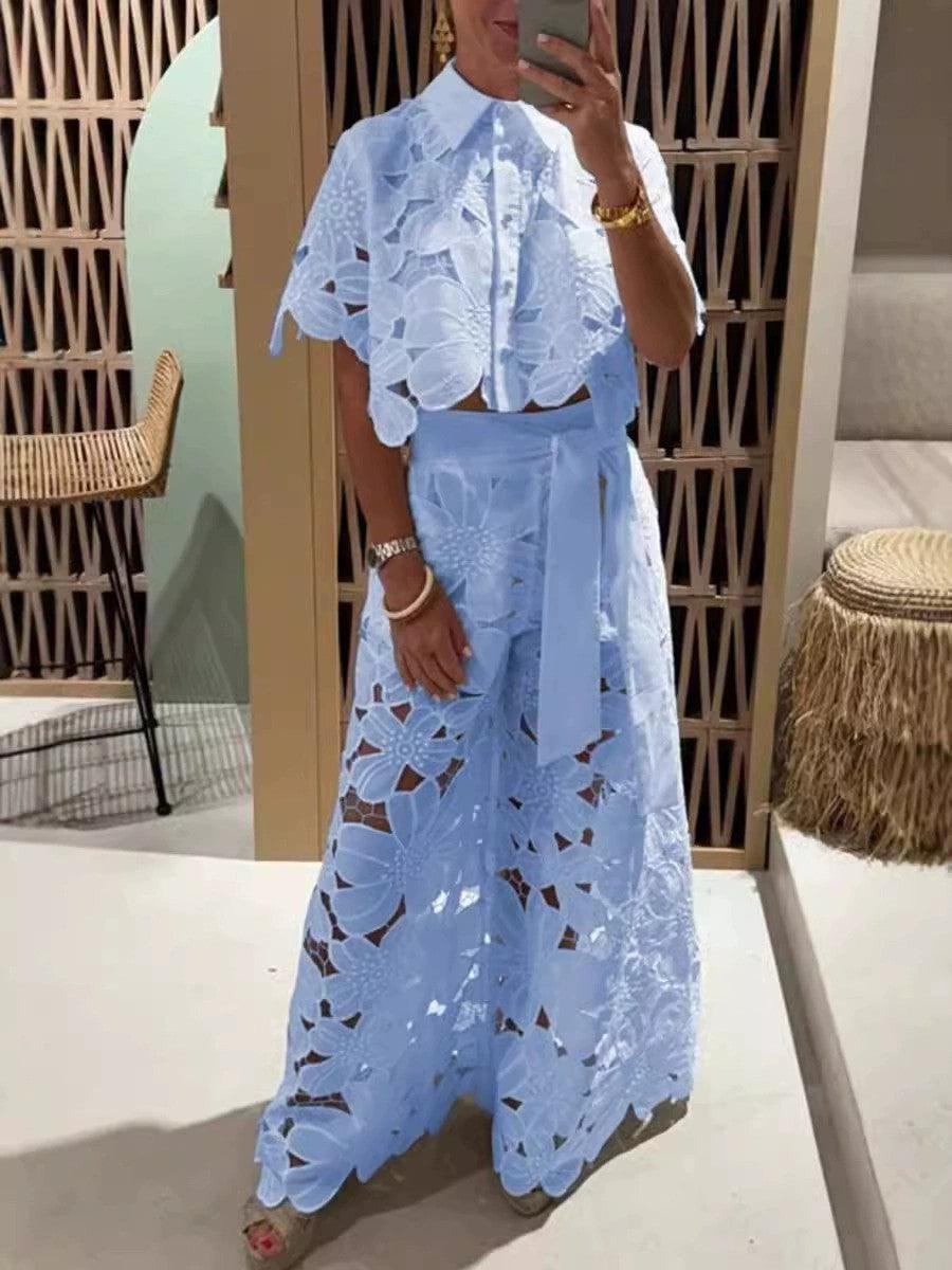 Isabella | Costume en Broderie Florale Creux