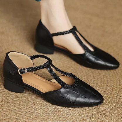 Lily | Mary Janes en cuir