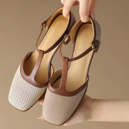 Isava | Chaussures en cuir à talon moyen
