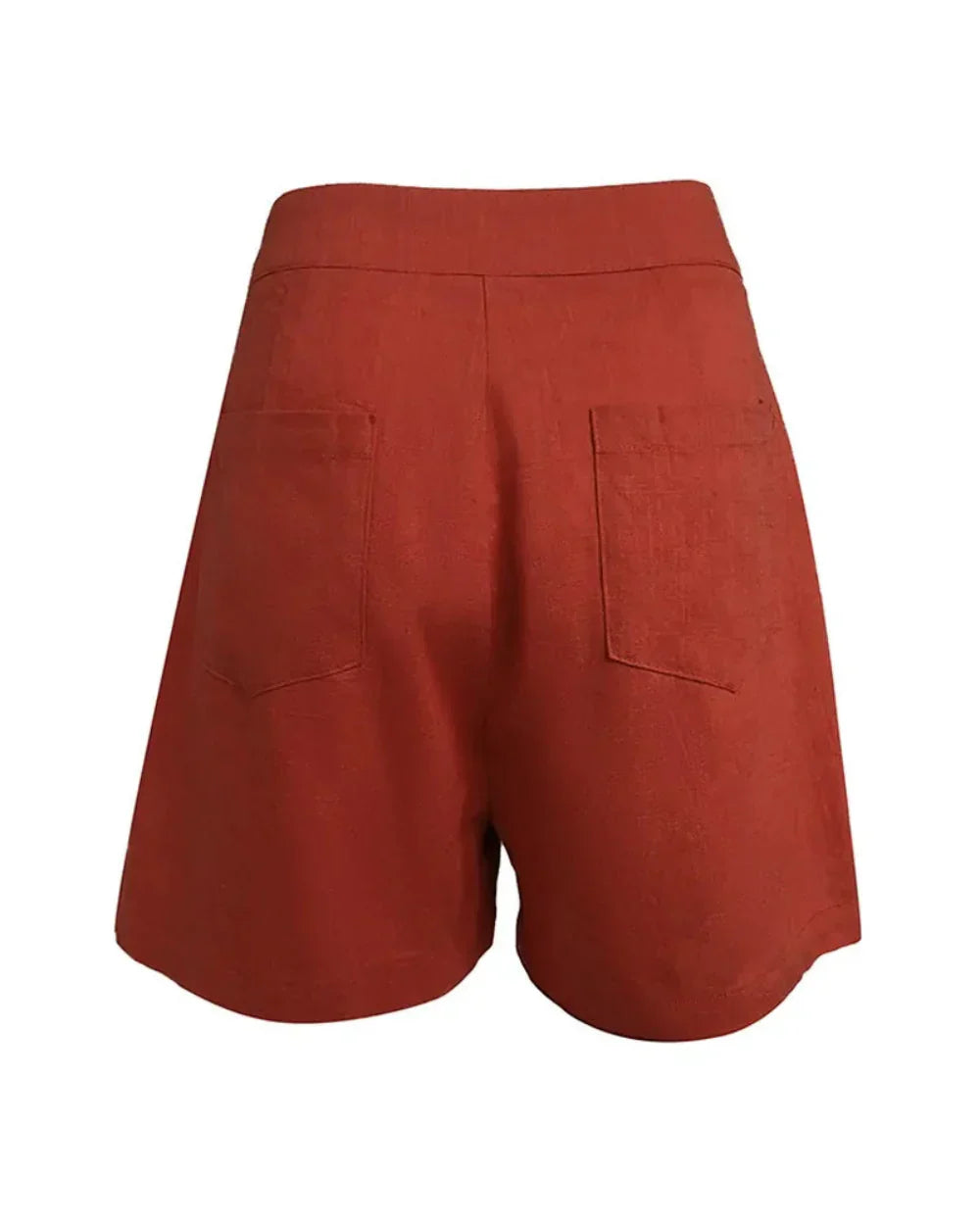Lila | Ensemble Top et Short en Lin à Col V