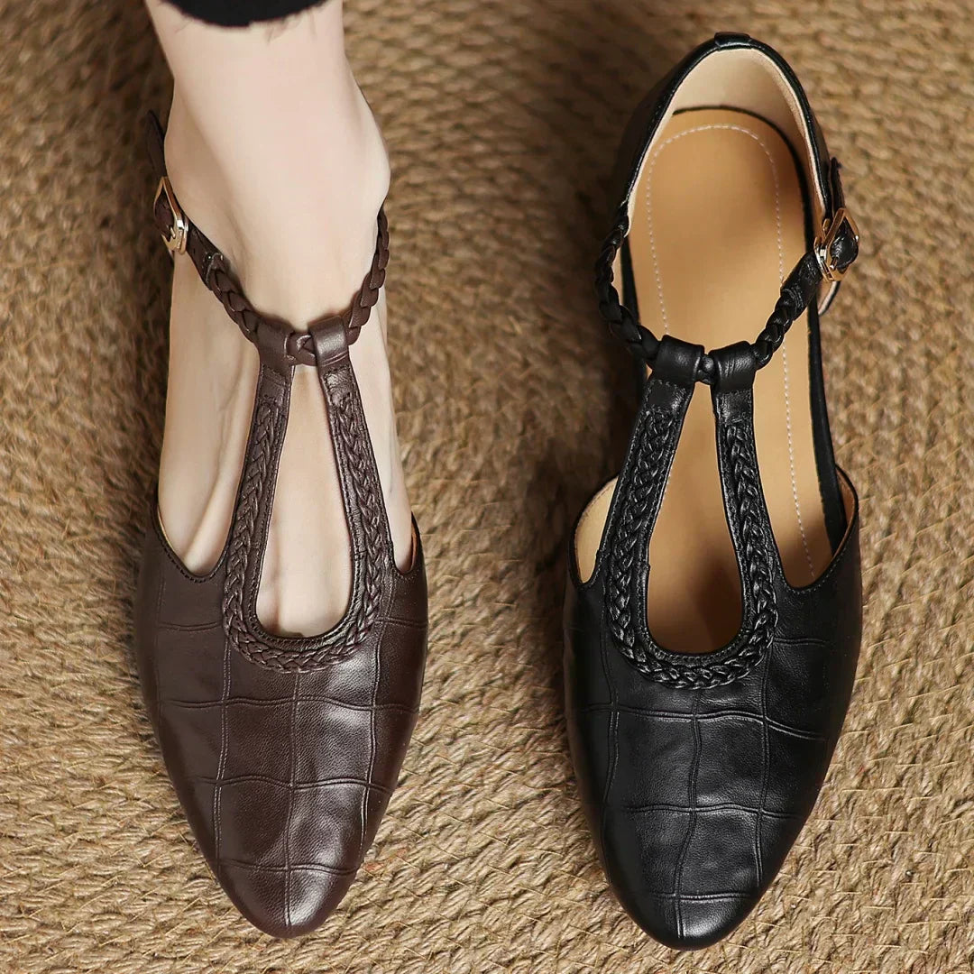 Lily | Mary Janes en cuir