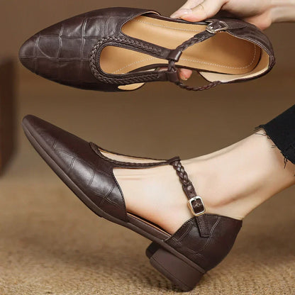 Lily | Mary Janes en cuir