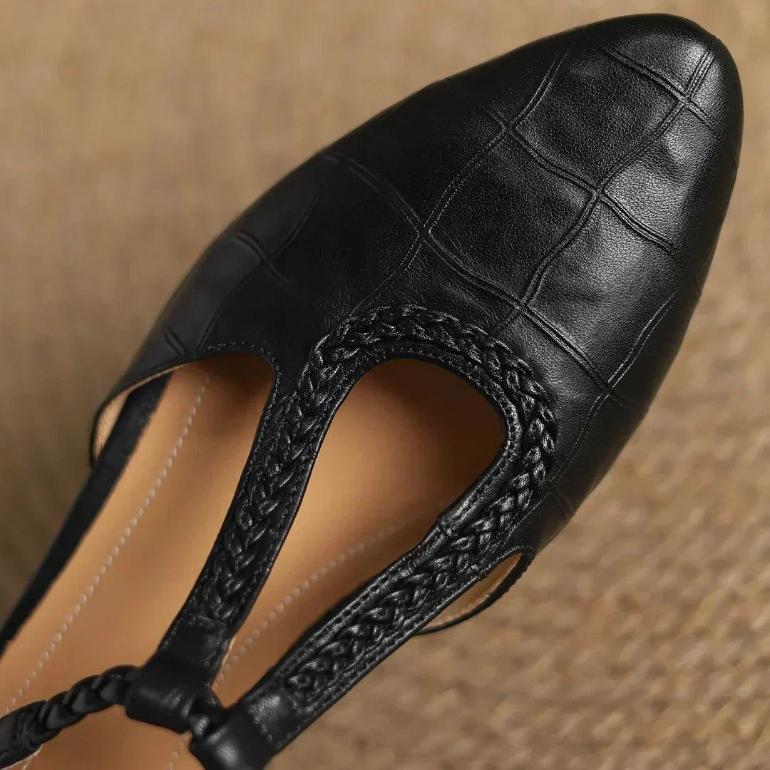 Lily | Mary Janes en cuir