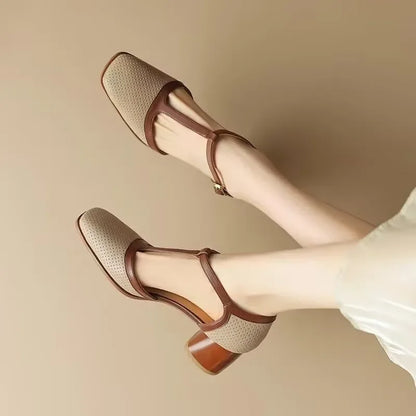 Isava | Chaussures en cuir à talon moyen