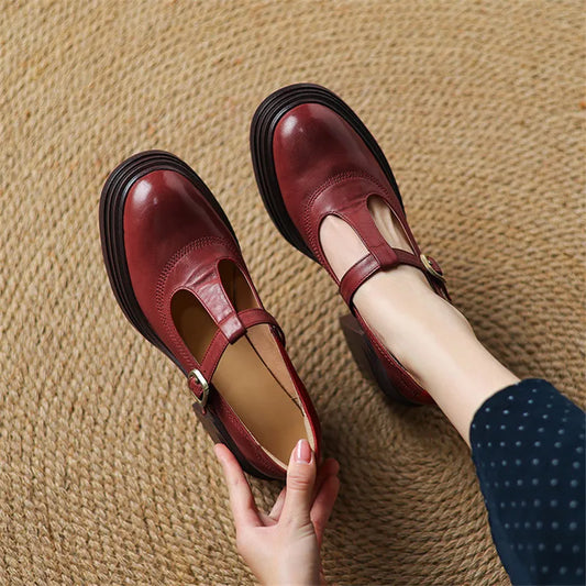 Barbara | Escarpins Chunky Mary Janes