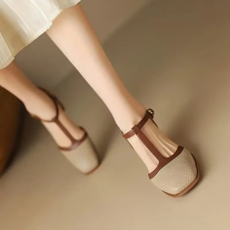 Isava | Chaussures en cuir à talon moyen