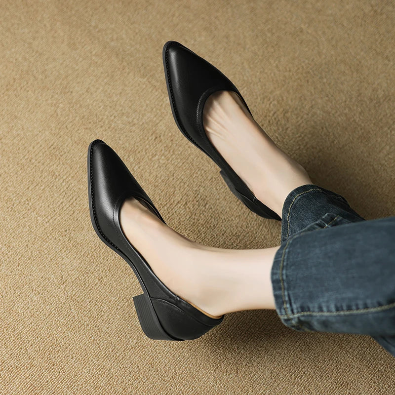 Heather | Mary Janes à Talons Moyens