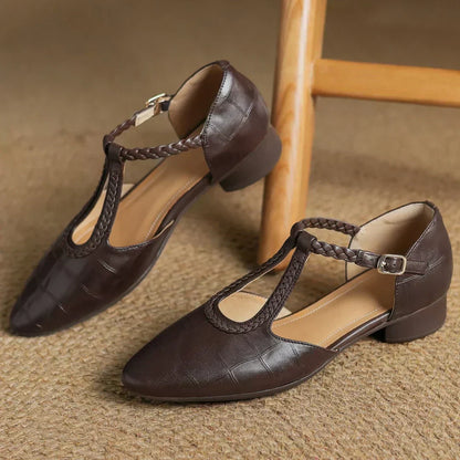 Lily | Mary Janes en cuir