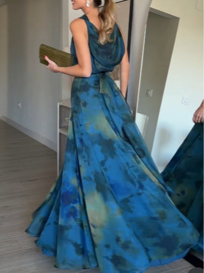 Sienna | Ensemble Haut en Chiffon Tie-Dye et Jupe