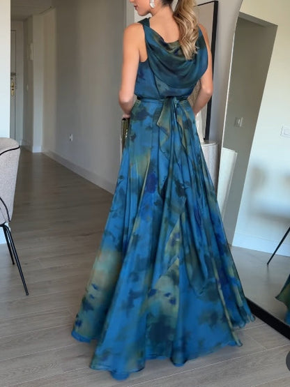 Sienna | Ensemble Haut en Chiffon Tie-Dye et Jupe