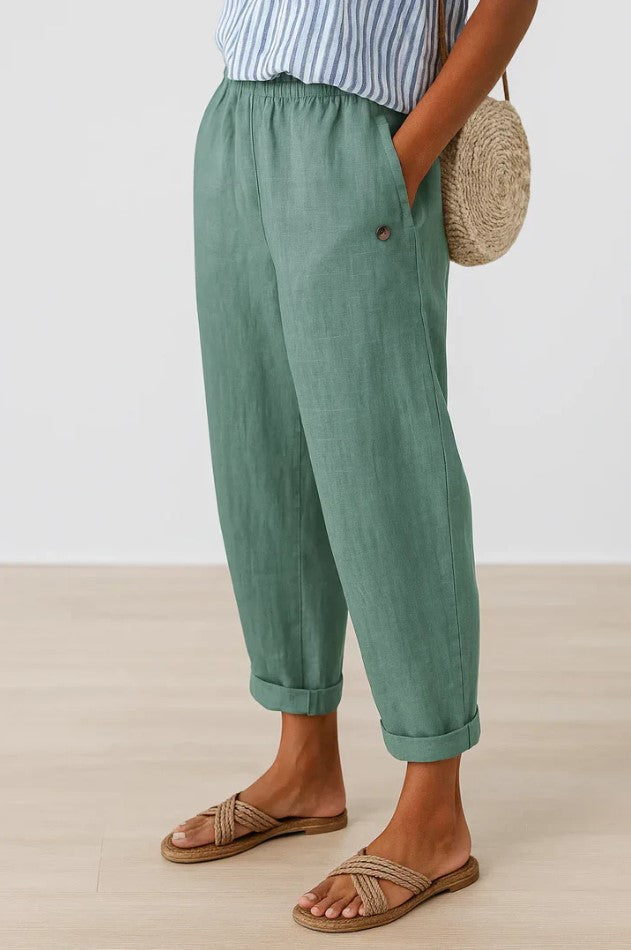 Stella | Pantalons en Lin Éternel