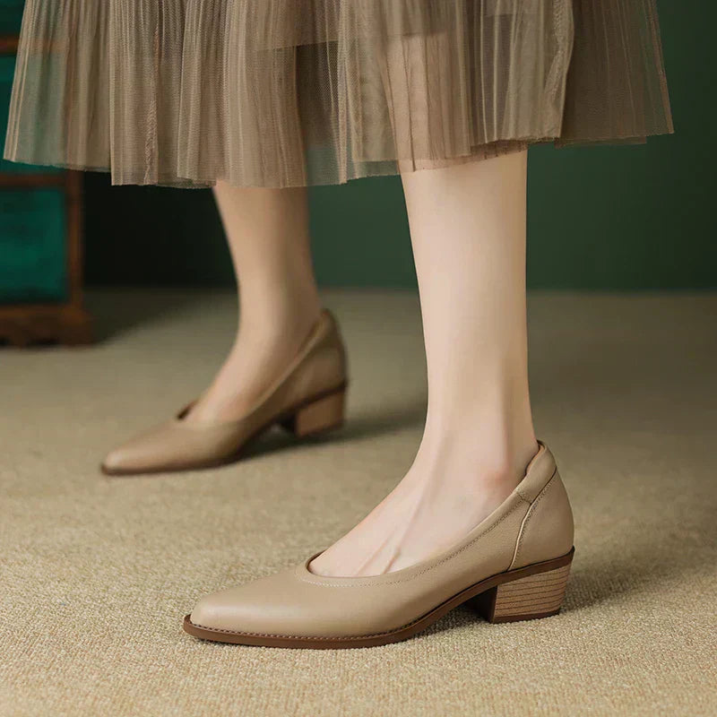 Heather | Mary Janes à Talons Moyens
