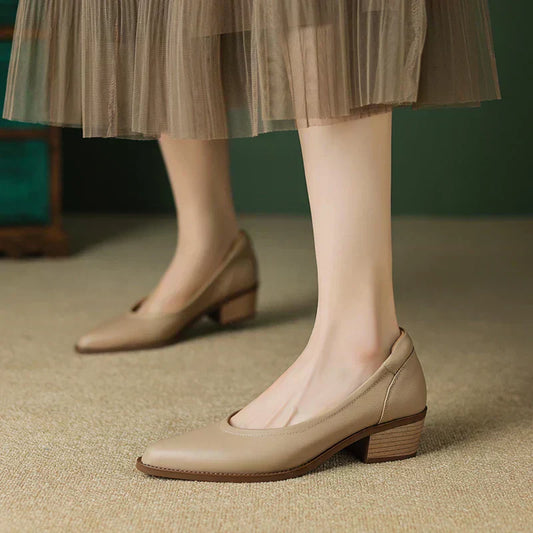 Heather | Mary Janes à Talons Moyens