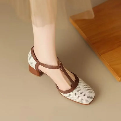 Isava | Chaussures en cuir à talon moyen