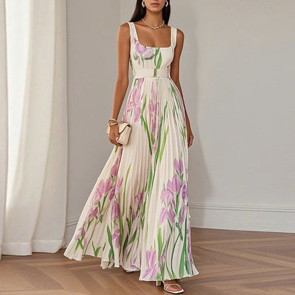 Grace | Robe Maxi A-Line Fleurie