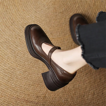 Barbara | Escarpins Chunky Mary Janes