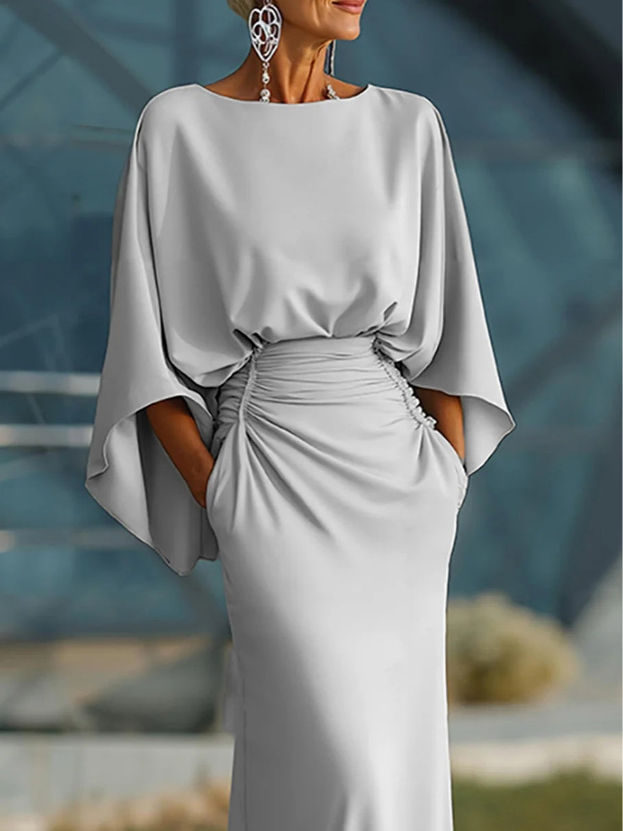 Clara | Robe élégante à col en V sans manches
