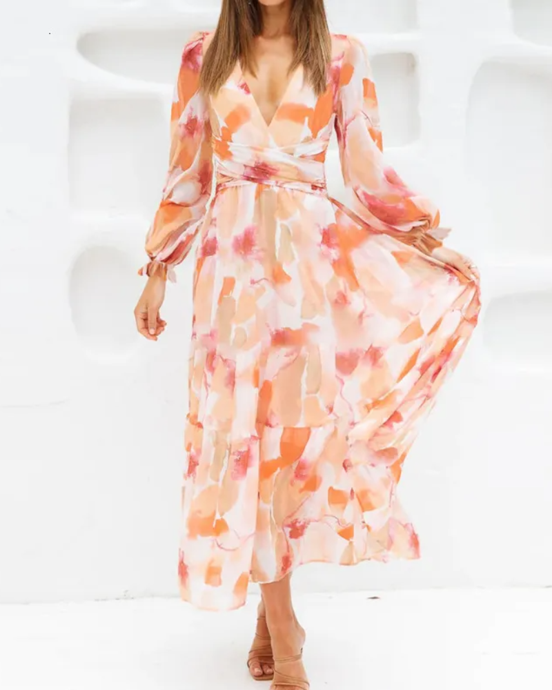 Celine | Robe Fleurie Féminine