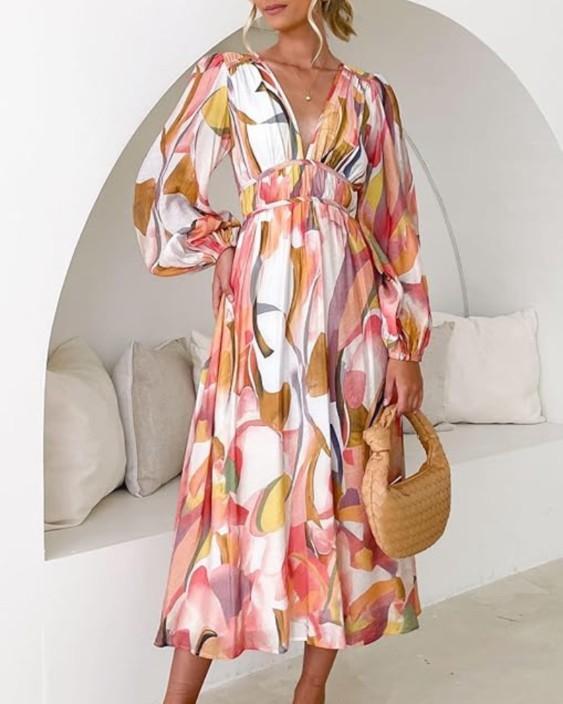 Celine | Robe Fleurie Féminine