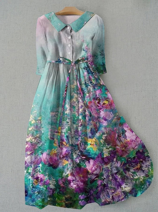 Tessa | Robes Florales Flatteuses pour le Ventre