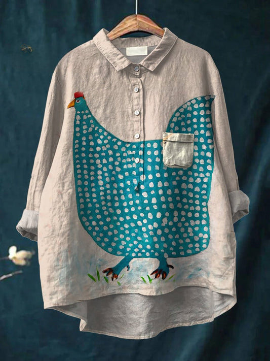 Henrietta | Chemise de Poulet à Pois Ludiques