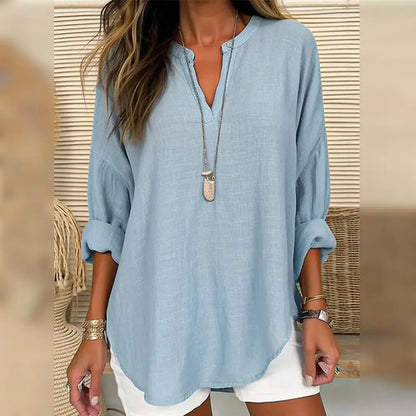 PENELOPE | Blouse Effet Lin