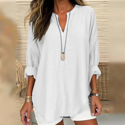 PENELOPE | Blouse Effet Lin