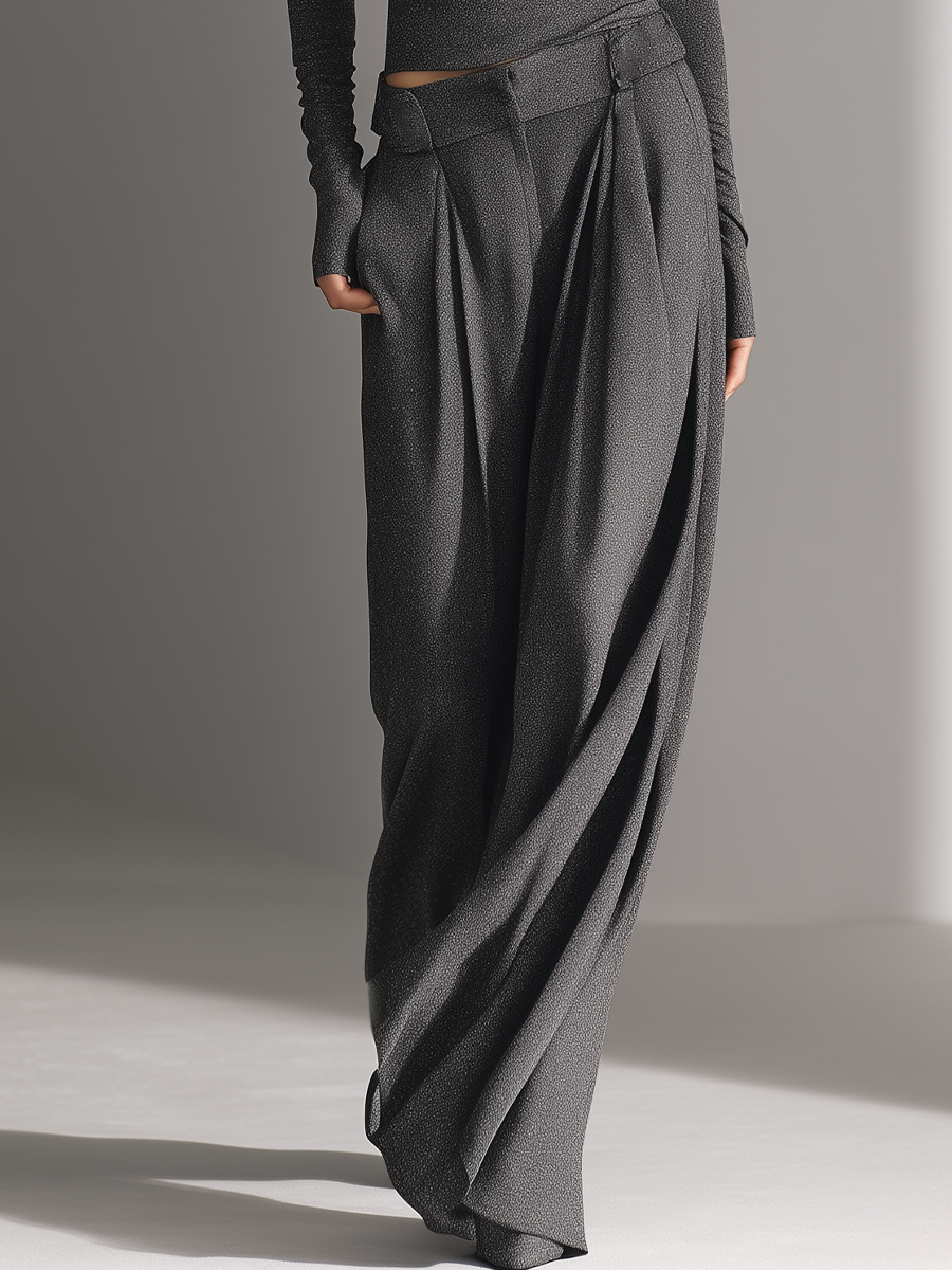 Samantha | Ensemble Top Bardot et Pantalon Large