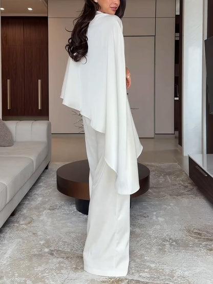 Samantha | Ensemble Top et Pantalon en Satin