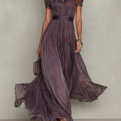 Julie | Robe Maxi avec Dentelle
