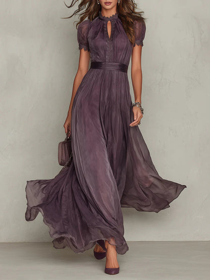 Julie | Robe Maxi avec Dentelle